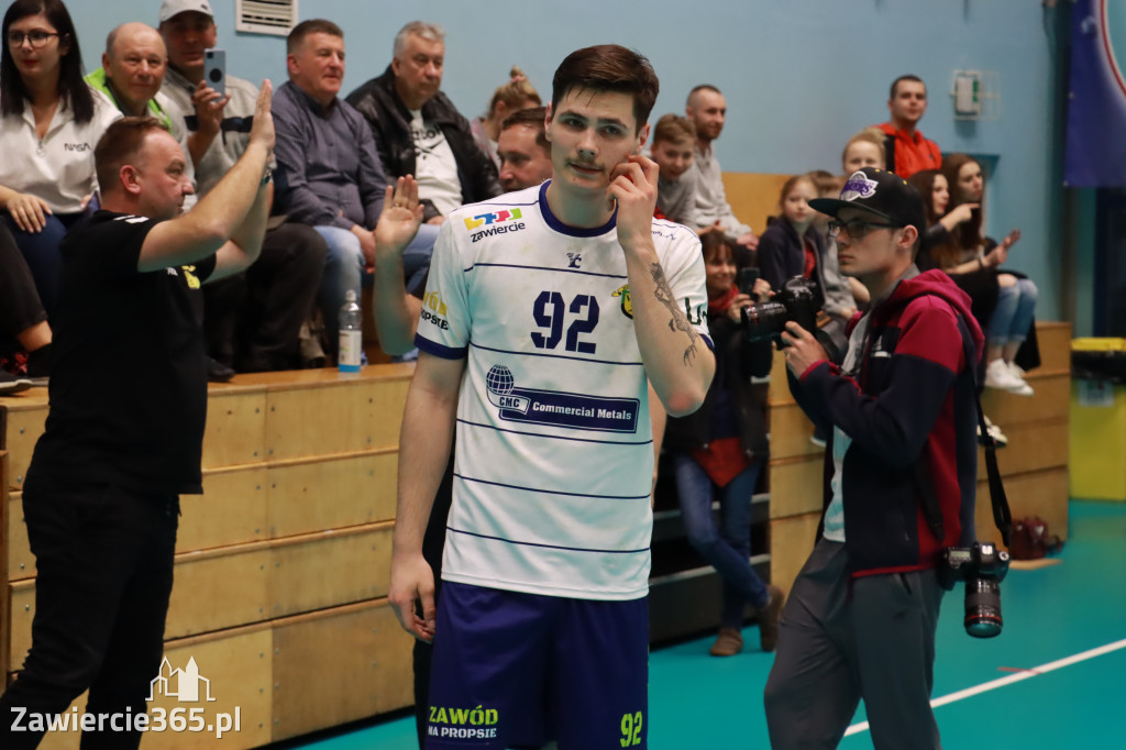 KS Viret CMC Zawiercie SMS ZPRP I Kielce Przegrywamy 30:40.