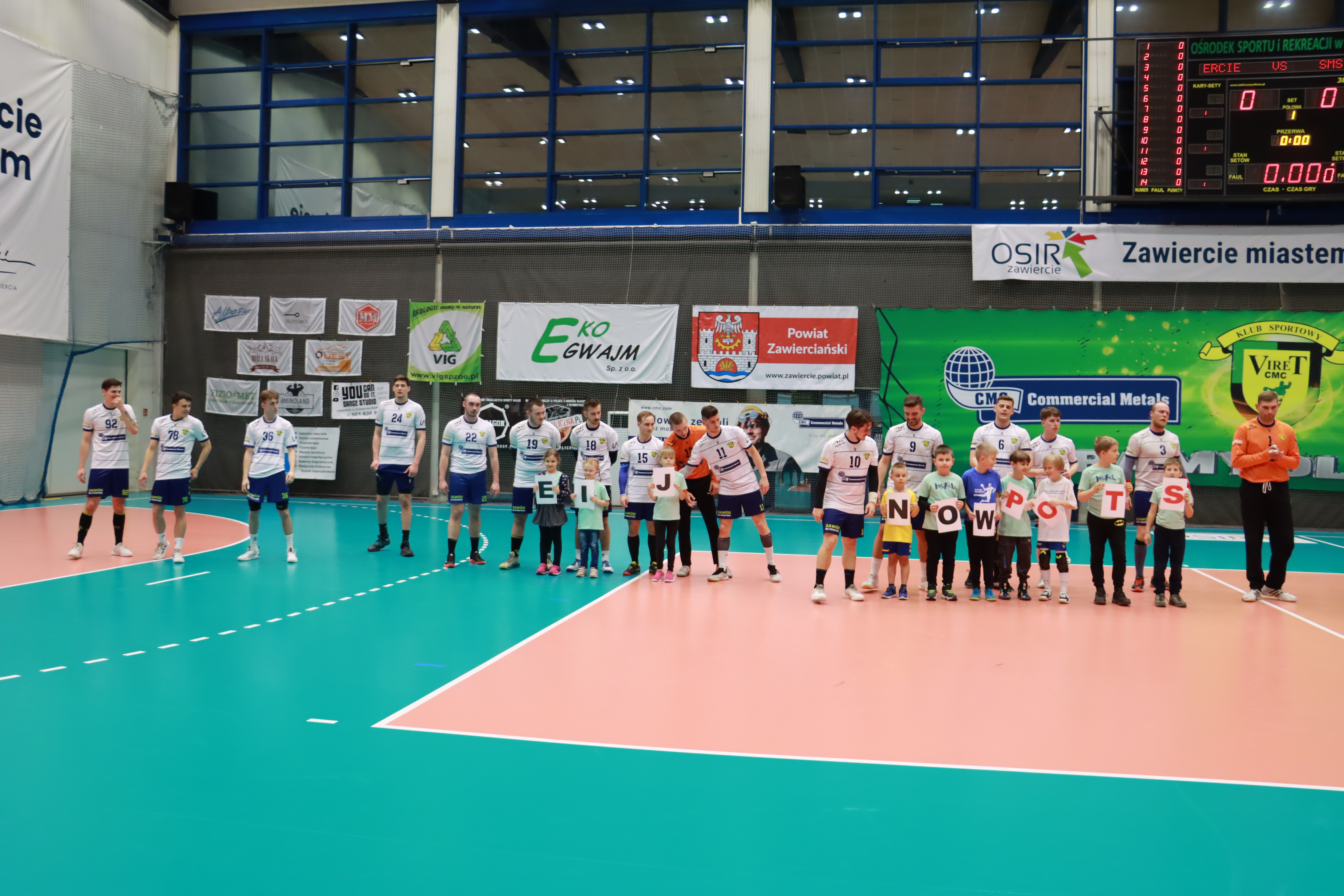 KS Viret CMC Zawiercie SMS ZPRP I Kielce Przegrywamy 30:40.