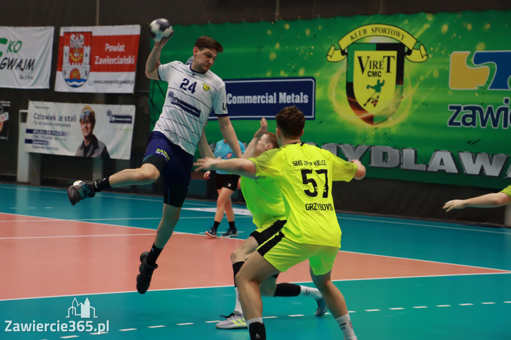 KS Viret CMC Zawiercie SMS ZPRP I Kielce Przegrywamy 30:40.