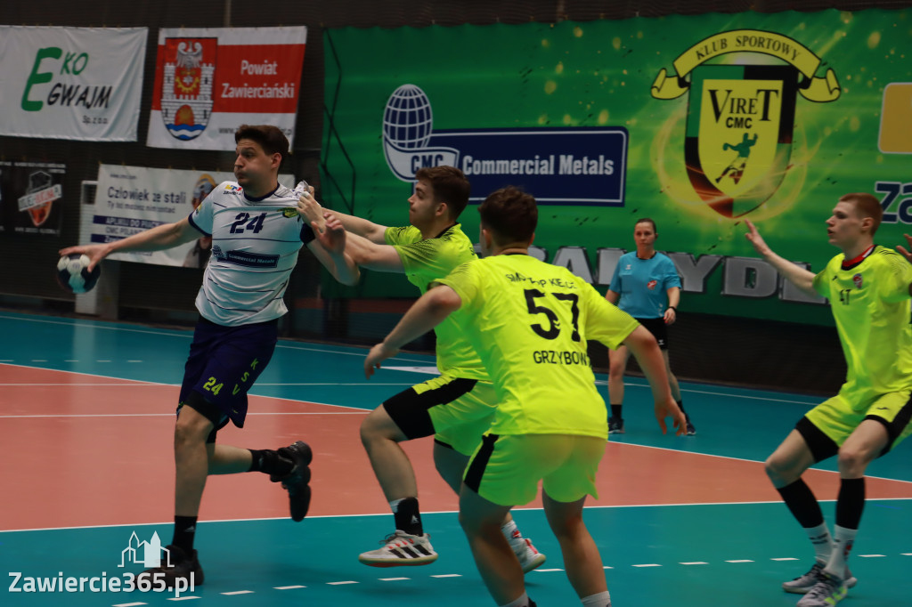 KS Viret CMC Zawiercie SMS ZPRP I Kielce Przegrywamy 30:40.