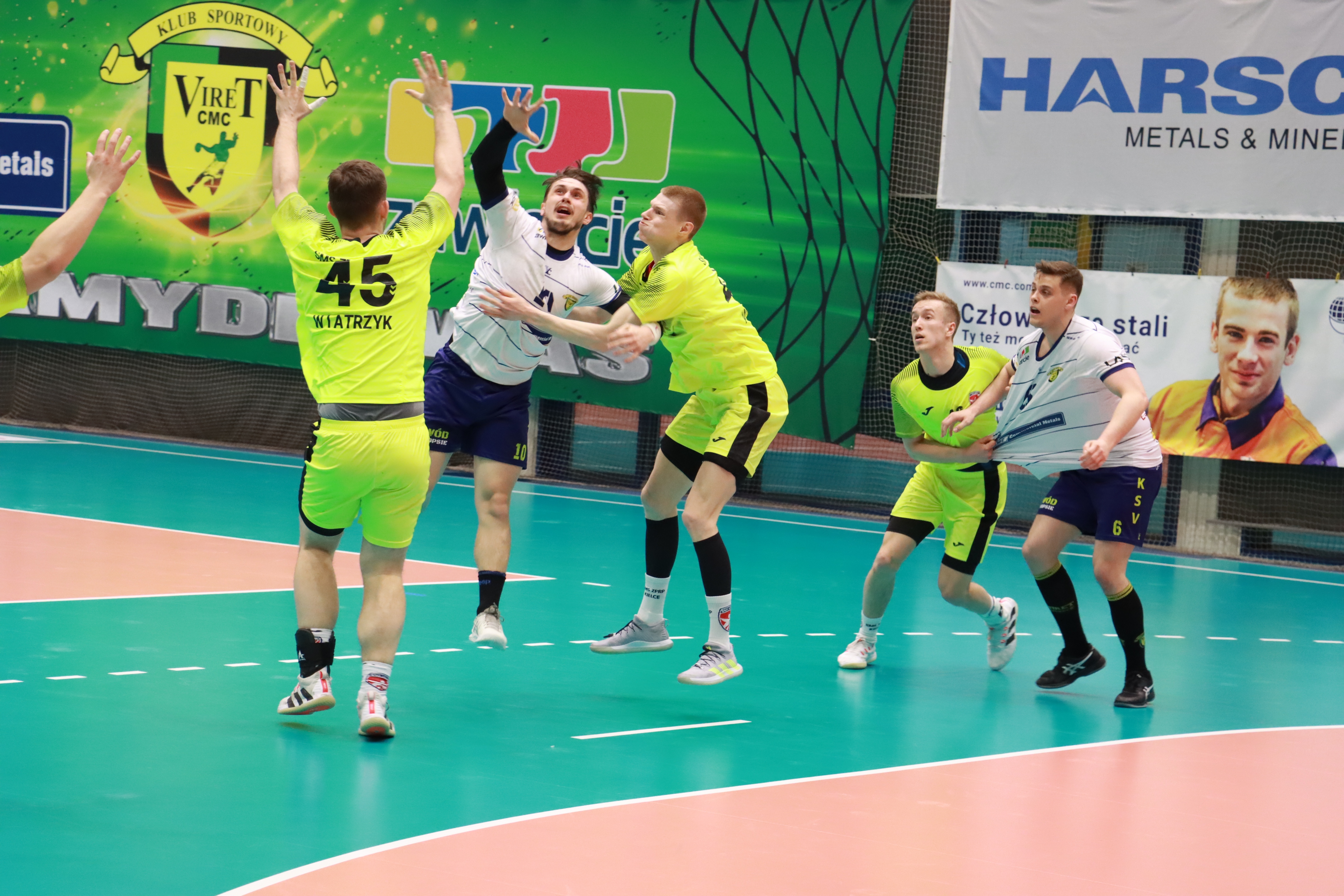 KS Viret CMC Zawiercie SMS ZPRP I Kielce Przegrywamy 30:40.