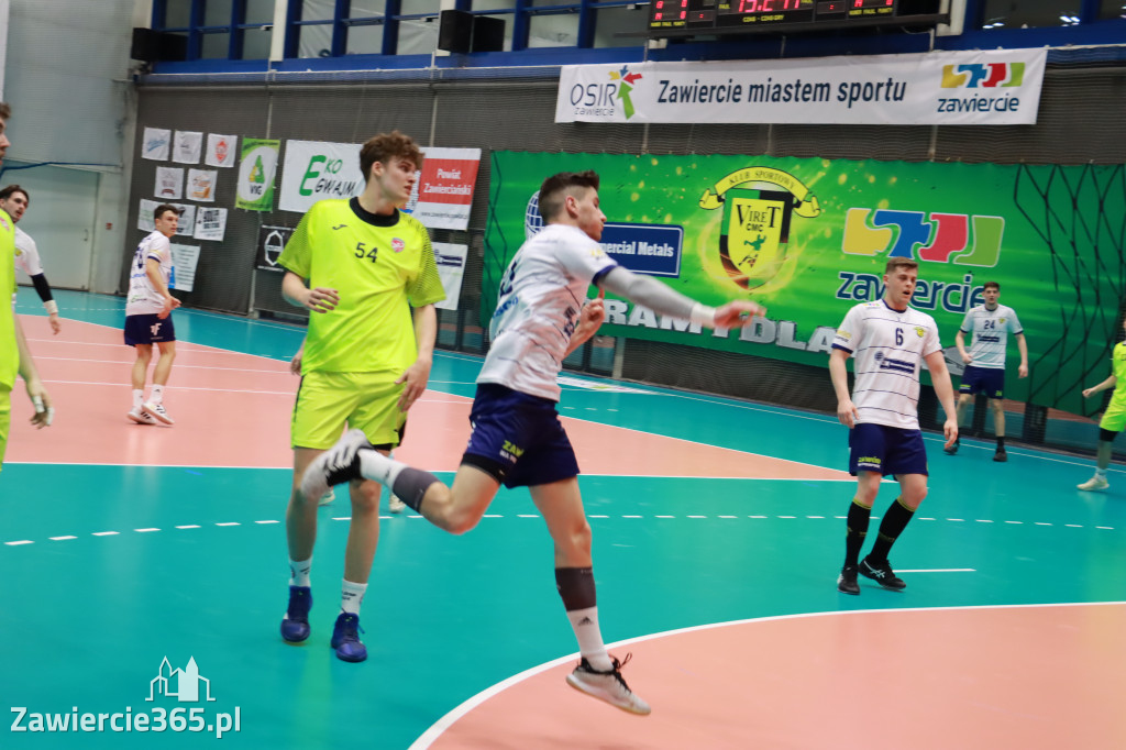 KS Viret CMC Zawiercie SMS ZPRP I Kielce Przegrywamy 30:40.