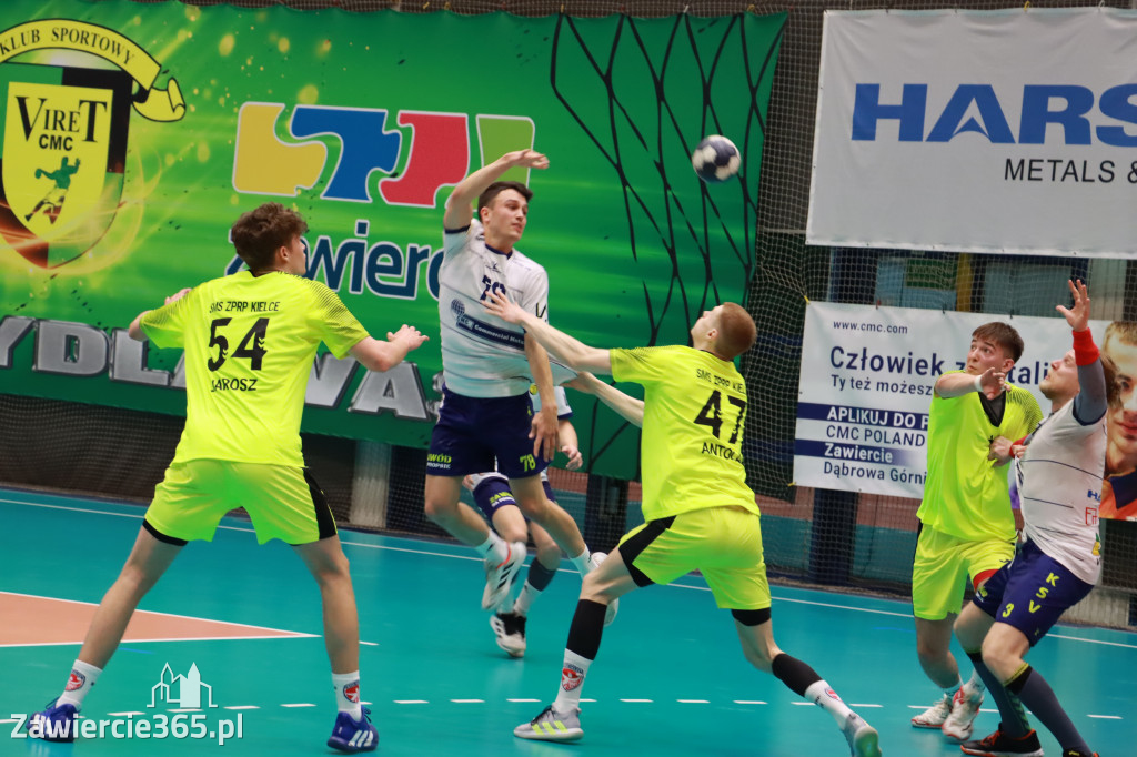 KS Viret CMC Zawiercie SMS ZPRP I Kielce Przegrywamy 30:40.