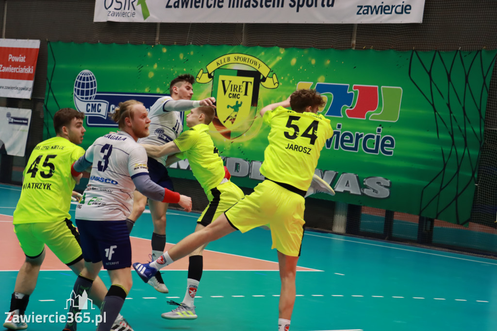 KS Viret CMC Zawiercie SMS ZPRP I Kielce Przegrywamy 30:40.