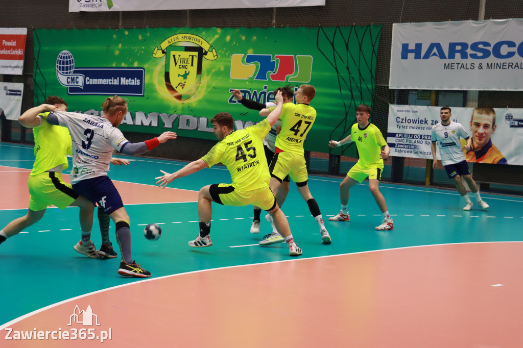 KS Viret CMC Zawiercie SMS ZPRP I Kielce Przegrywamy 30:40.