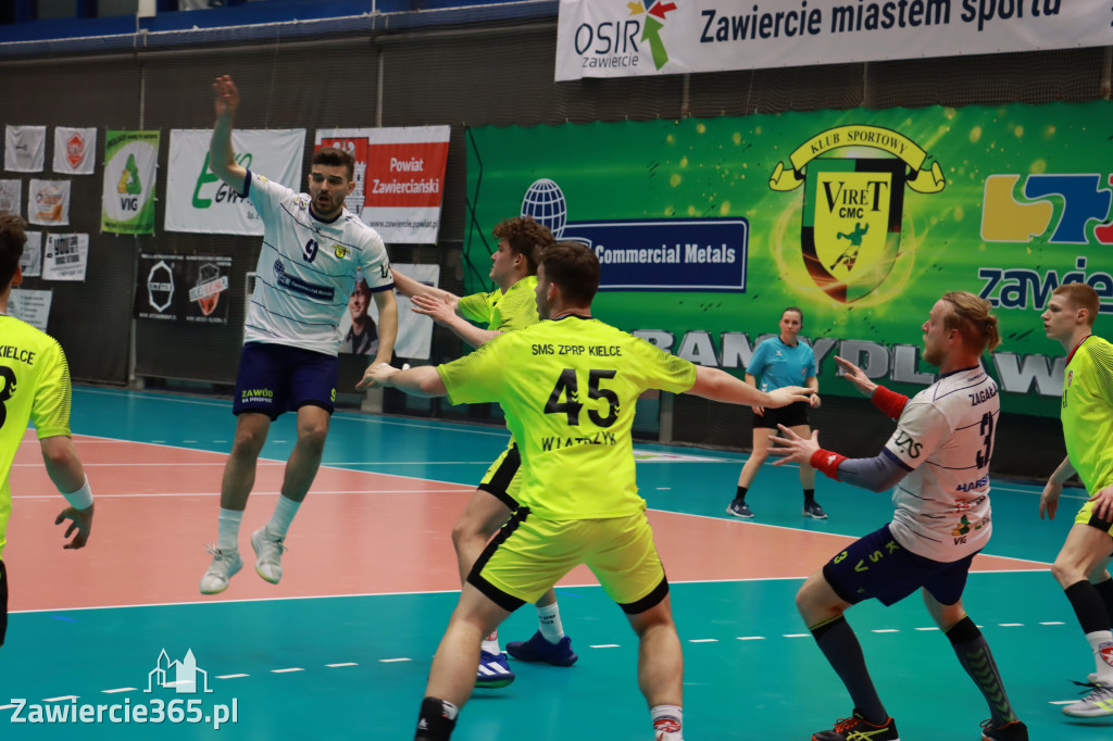 KS Viret CMC Zawiercie SMS ZPRP I Kielce Przegrywamy 30:40.