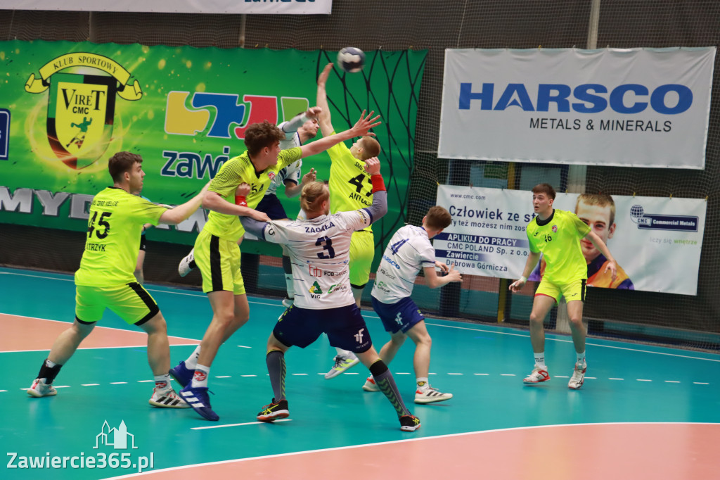 KS Viret CMC Zawiercie SMS ZPRP I Kielce Przegrywamy 30:40.