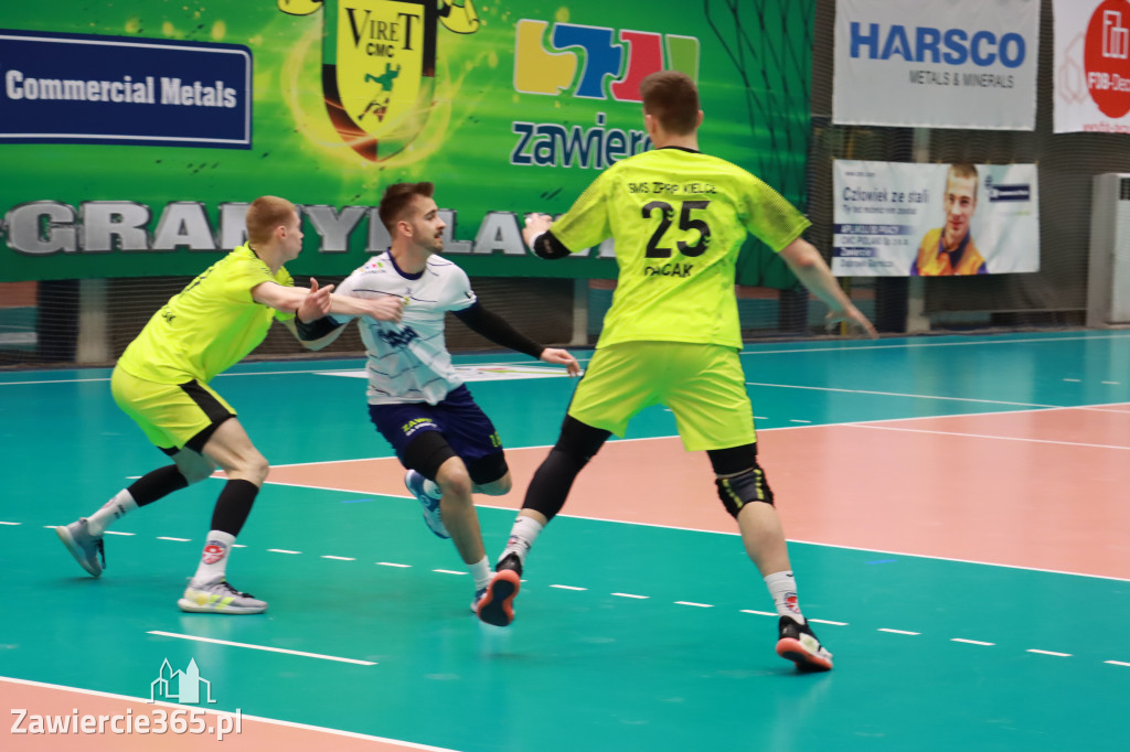KS Viret CMC Zawiercie SMS ZPRP I Kielce Przegrywamy 30:40.