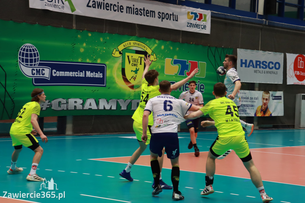 KS Viret CMC Zawiercie SMS ZPRP I Kielce Przegrywamy 30:40.