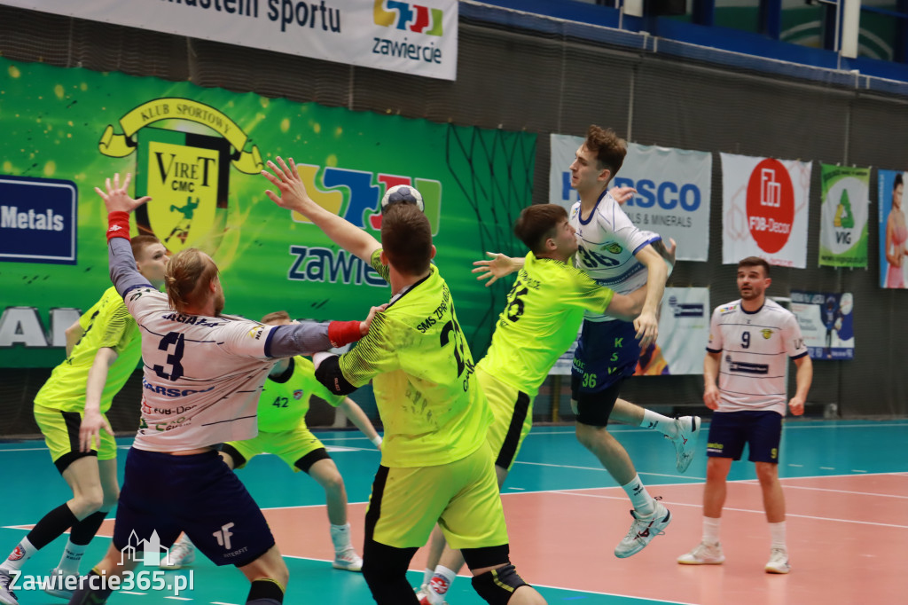 KS Viret CMC Zawiercie SMS ZPRP I Kielce Przegrywamy 30:40.