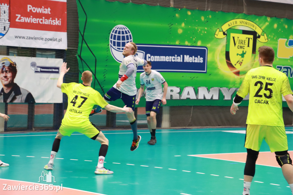 KS Viret CMC Zawiercie SMS ZPRP I Kielce Przegrywamy 30:40.