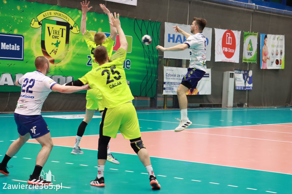 KS Viret CMC Zawiercie SMS ZPRP I Kielce Przegrywamy 30:40.