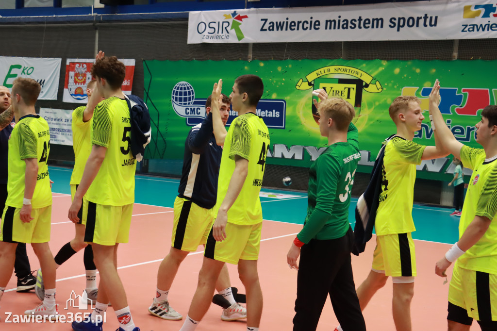 KS Viret CMC Zawiercie SMS ZPRP I Kielce Przegrywamy 30:40.