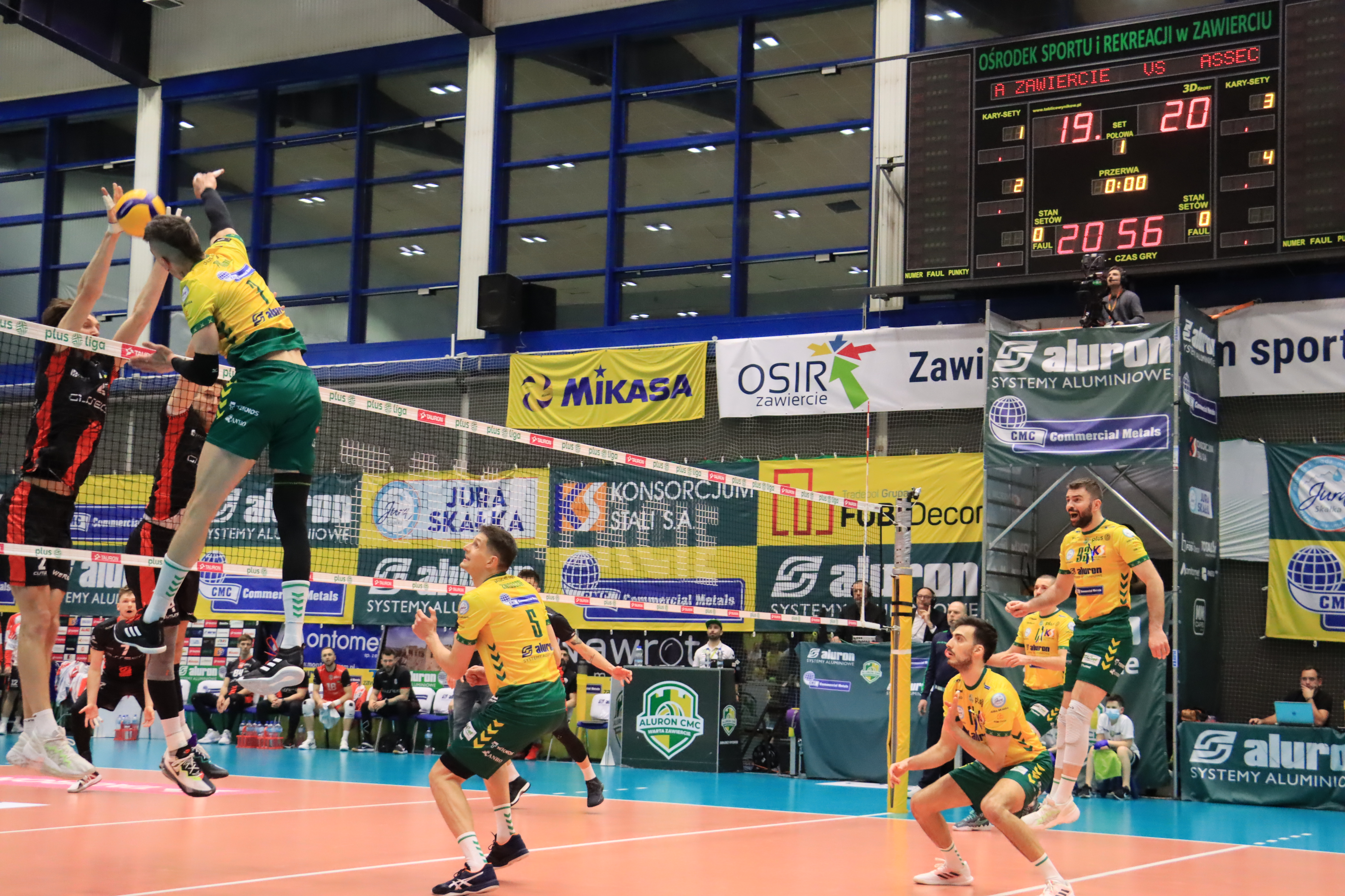 Fotorelacja: Aluron CMC Warta Zawiercie  Asseco Resovia Rzeszów 3:1