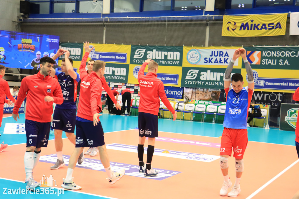 Aluron CMC Warta Zawiercie uległa we własnej hali Grupie Azoty ZAKSA w trzech setach.