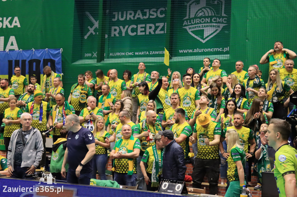  Aluron CMC Warta Zawiercie uległa we własnej hali Grupie Azoty ZAKSA w trzech setach.