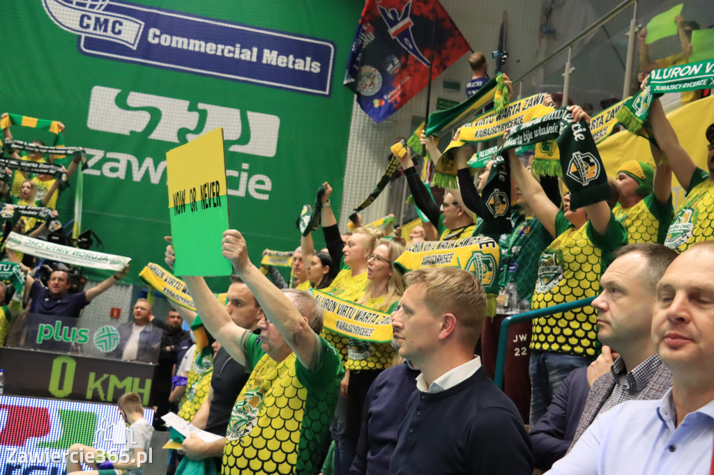  Aluron CMC Warta Zawiercie uległa we własnej hali Grupie Azoty ZAKSA w trzech setach.