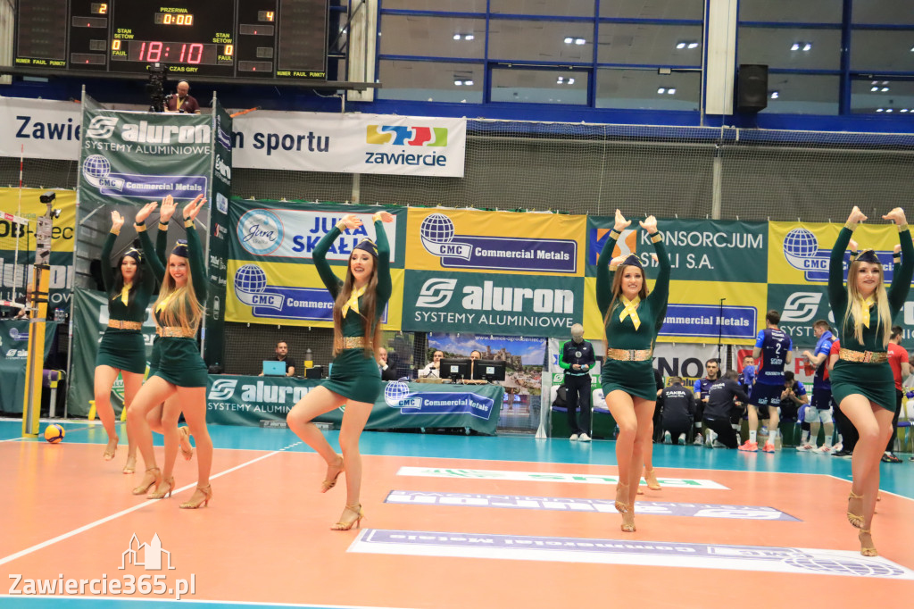  Aluron CMC Warta Zawiercie uległa we własnej hali Grupie Azoty ZAKSA w trzech setach.