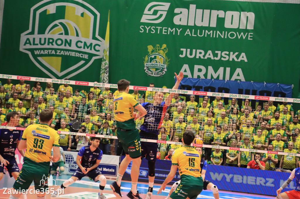  Aluron CMC Warta Zawiercie uległa we własnej hali Grupie Azoty ZAKSA w trzech setach.