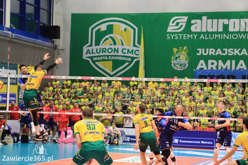  Aluron CMC Warta Zawiercie uległa we własnej hali Grupie Azoty ZAKSA w trzech setach.