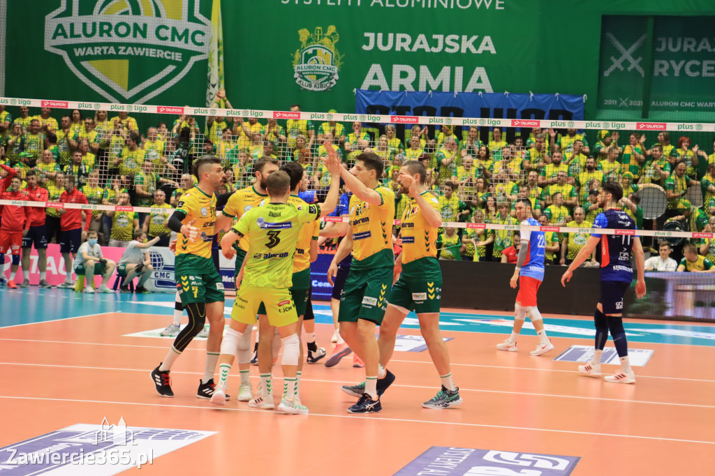  Aluron CMC Warta Zawiercie uległa we własnej hali Grupie Azoty ZAKSA w trzech setach.