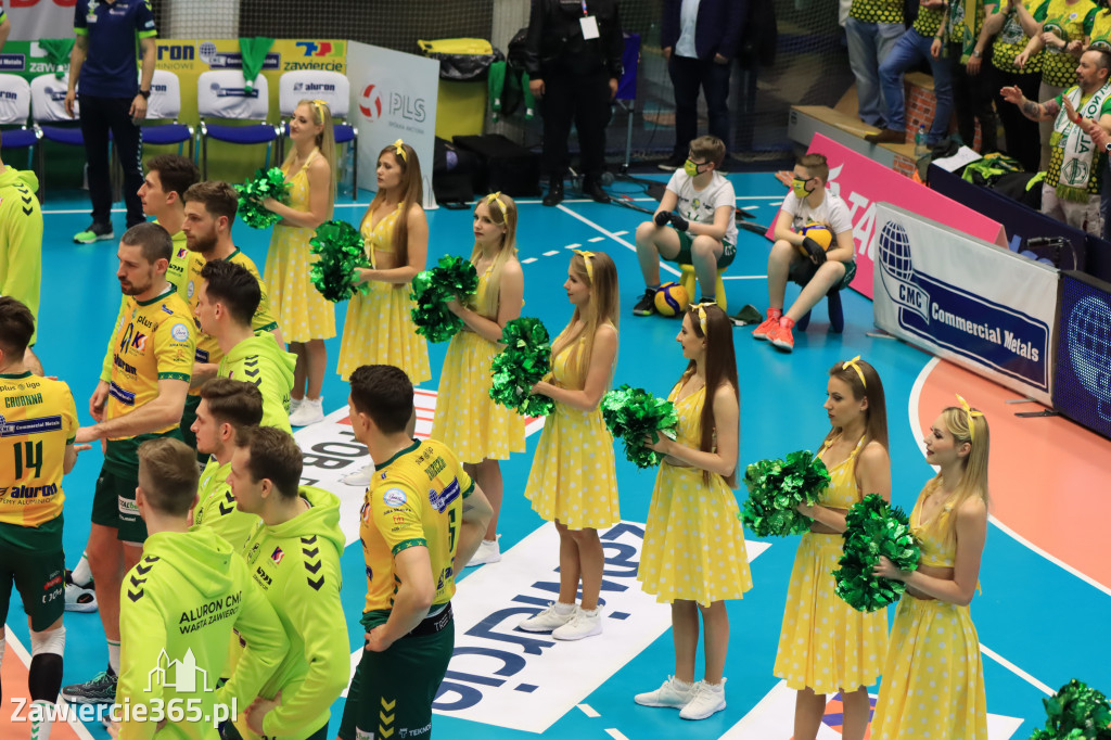  Aluron CMC Warta Zawiercie uległa we własnej hali Grupie Azoty ZAKSA w trzech setach.
