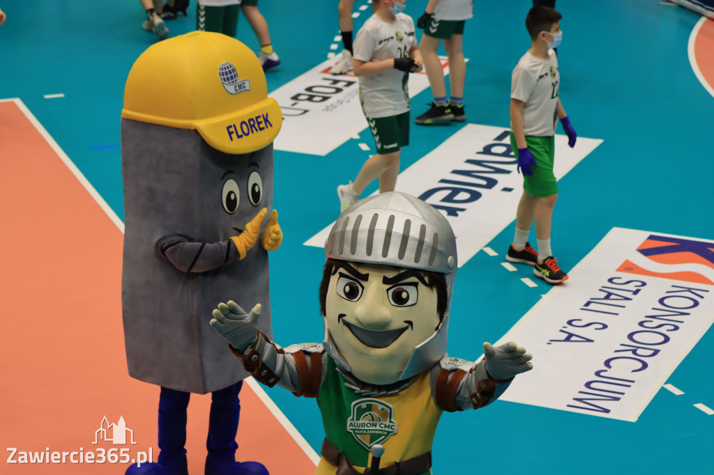  Aluron CMC Warta Zawiercie uległa we własnej hali Grupie Azoty ZAKSA w trzech setach.