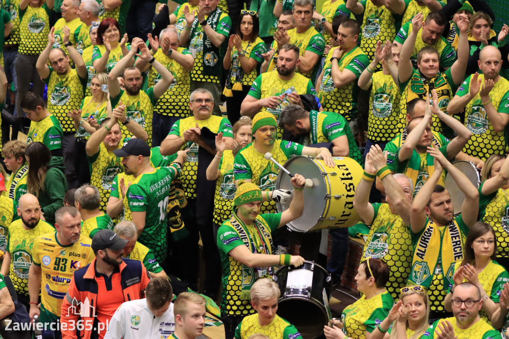  Aluron CMC Warta Zawiercie uległa we własnej hali Grupie Azoty ZAKSA w trzech setach.