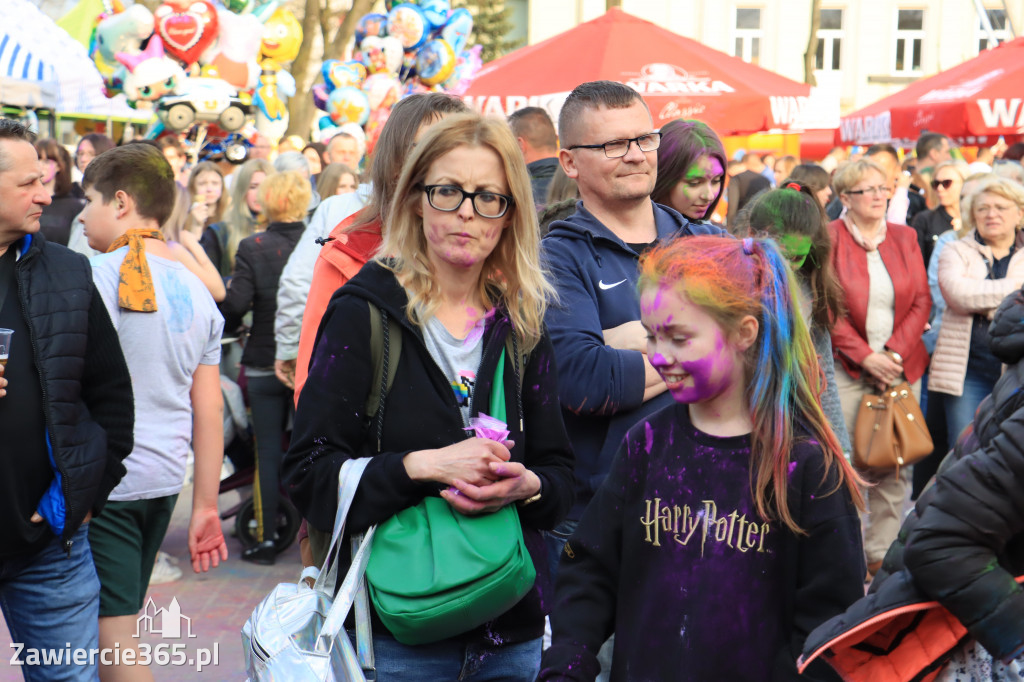Zawierciańska Majówka 2022  Festiwal Kolorów z Koloversi, Łobuzy, Borys LBD