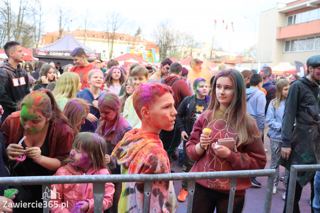 Zawierciańska Majówka 2022  Festiwal Kolorów z Koloversi, Łobuzy, Borys LBD