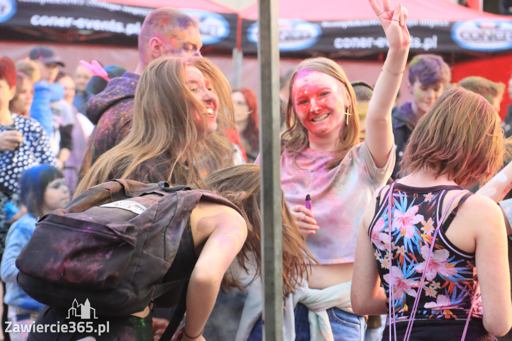 Zawierciańska Majówka 2022  Festiwal Kolorów z Koloversi, Łobuzy, Borys LBD