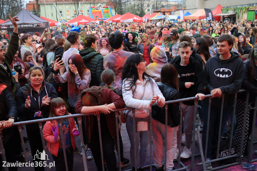 Zawierciańska Majówka 2022  Festiwal Kolorów z Koloversi, Łobuzy, Borys LBD