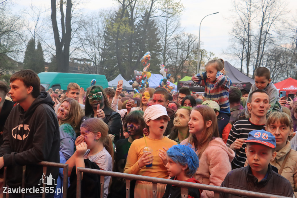 Zawierciańska Majówka 2022  Festiwal Kolorów z Koloversi, Łobuzy, Borys LBD