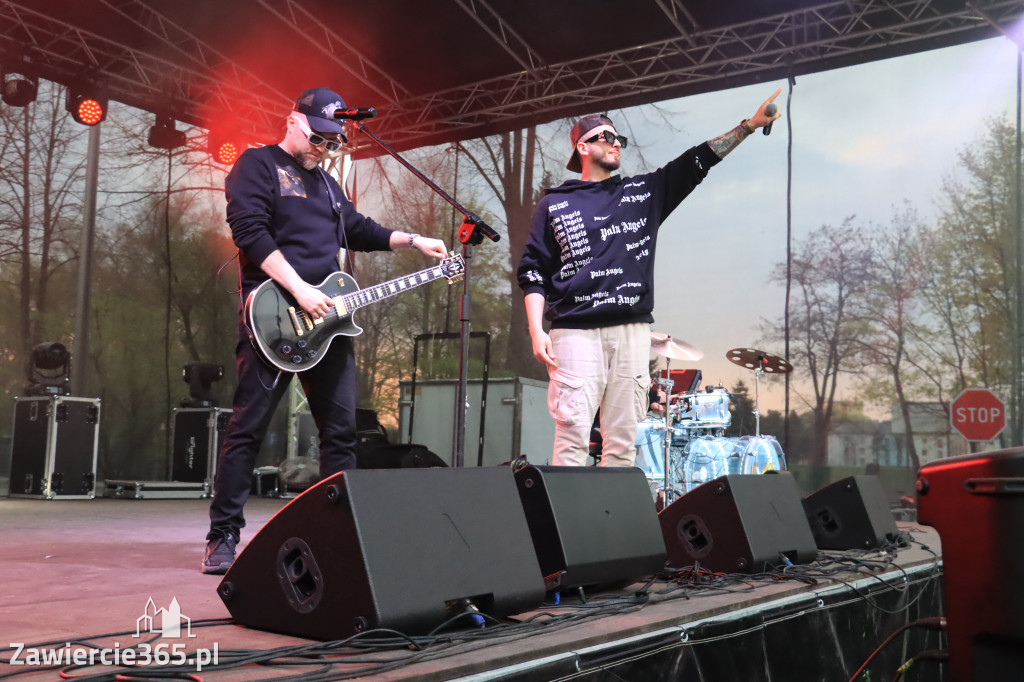 Zawierciańska Majówka 2022  Festiwal Kolorów z Koloversi, Łobuzy, Borys LBD