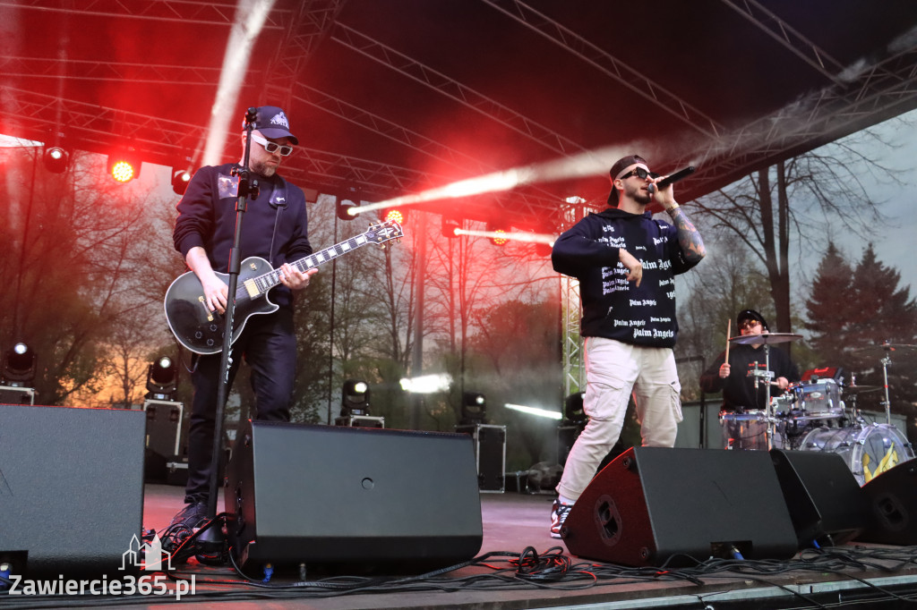 Zawierciańska Majówka 2022  Festiwal Kolorów z Koloversi, Łobuzy, Borys LBD