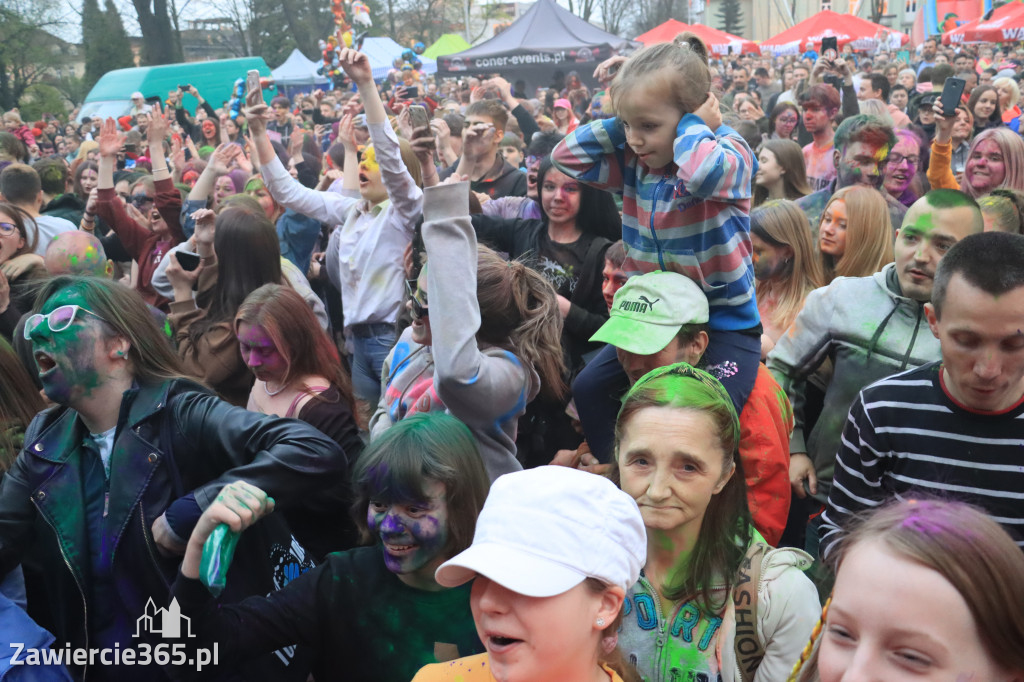 Zawierciańska Majówka 2022  Festiwal Kolorów z Koloversi, Łobuzy, Borys LBD