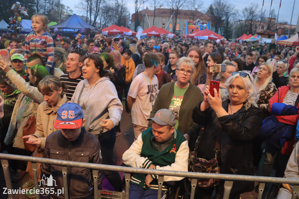 Zawierciańska Majówka 2022  Festiwal Kolorów z Koloversi, Łobuzy, Borys LBD