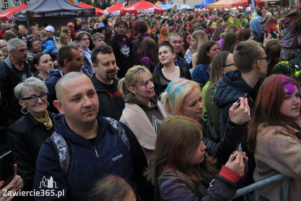 Zawierciańska Majówka 2022  Festiwal Kolorów z Koloversi, Łobuzy, Borys LBD