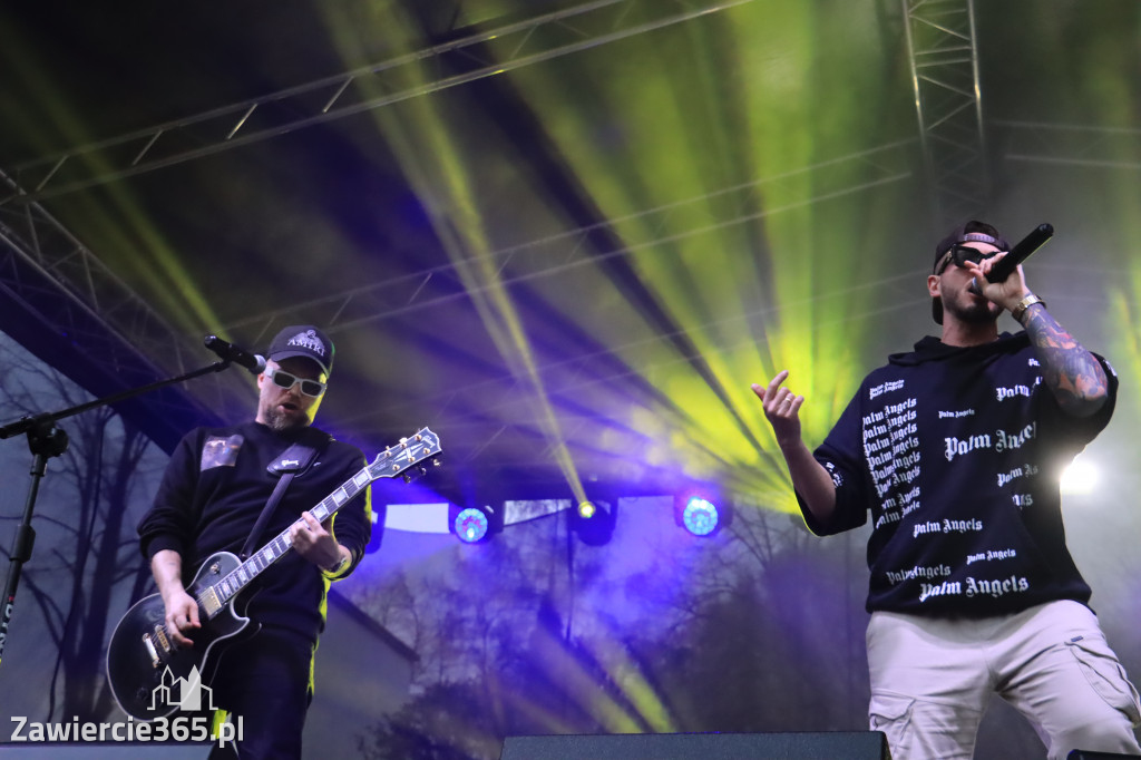 Zawierciańska Majówka 2022  Festiwal Kolorów z Koloversi, Łobuzy, Borys LBD
