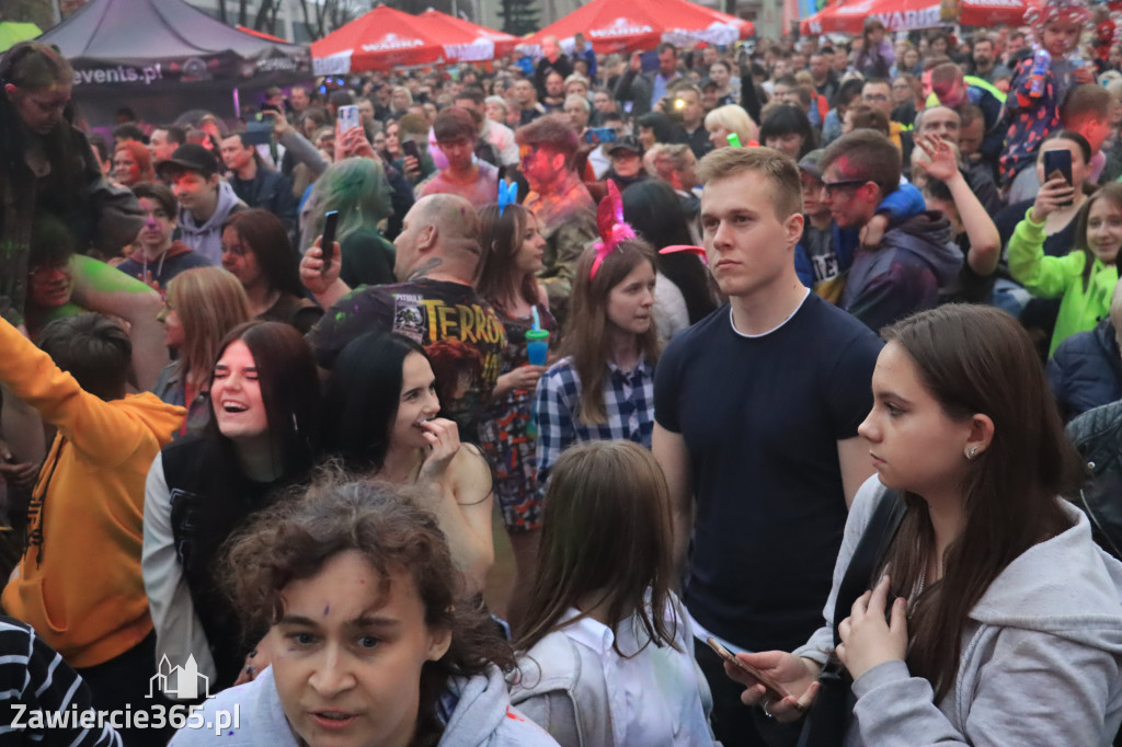 Zawierciańska Majówka 2022  Festiwal Kolorów z Koloversi, Łobuzy, Borys LBD