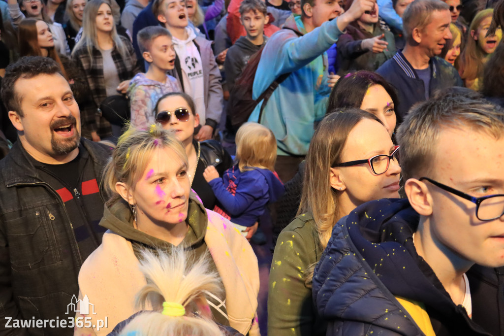 Zawierciańska Majówka 2022  Festiwal Kolorów z Koloversi, Łobuzy, Borys LBD