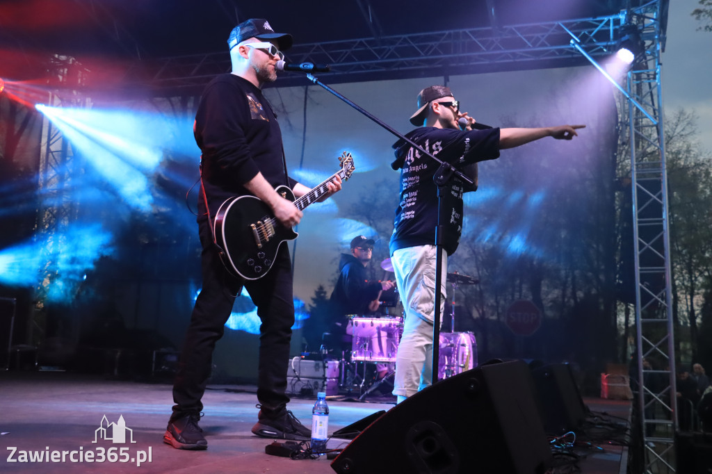 Zawierciańska Majówka 2022  Festiwal Kolorów z Koloversi, Łobuzy, Borys LBD