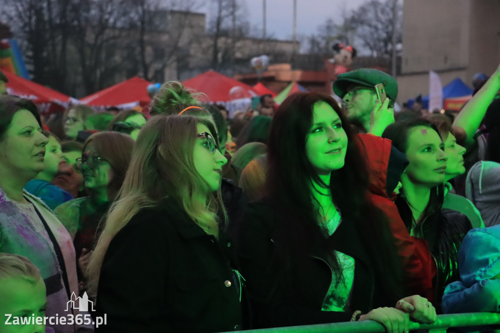 Zawierciańska Majówka 2022  Festiwal Kolorów z Koloversi, Łobuzy, Borys LBD