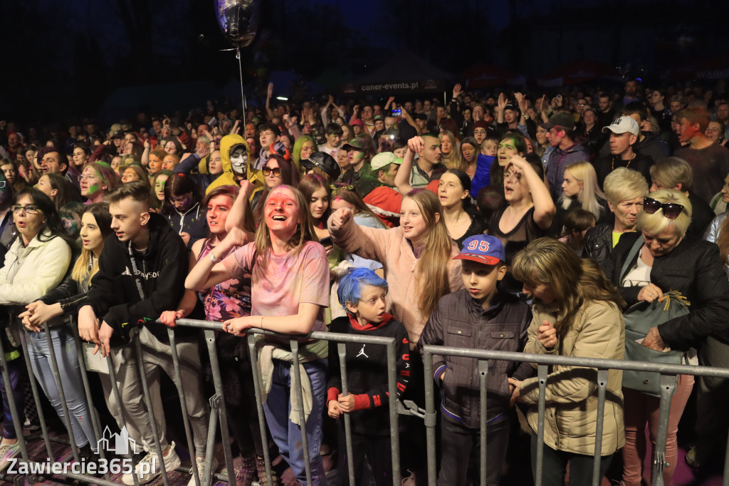 Zawierciańska Majówka 2022  Festiwal Kolorów z Koloversi, Łobuzy, Borys LBD