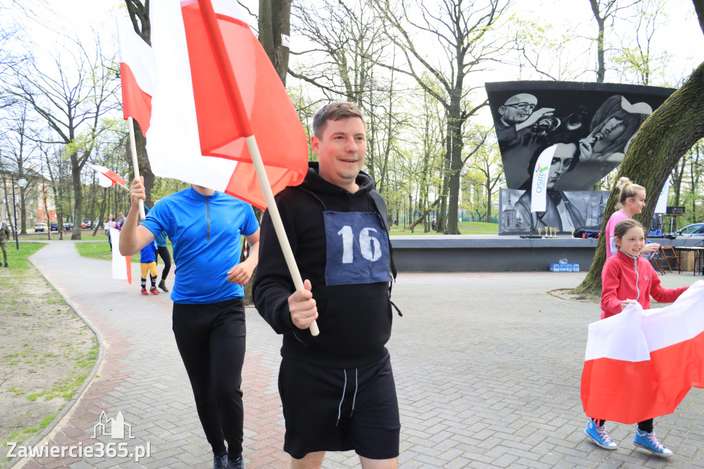  Zawiercie Rodzinny Bieg Flagi  2 maja