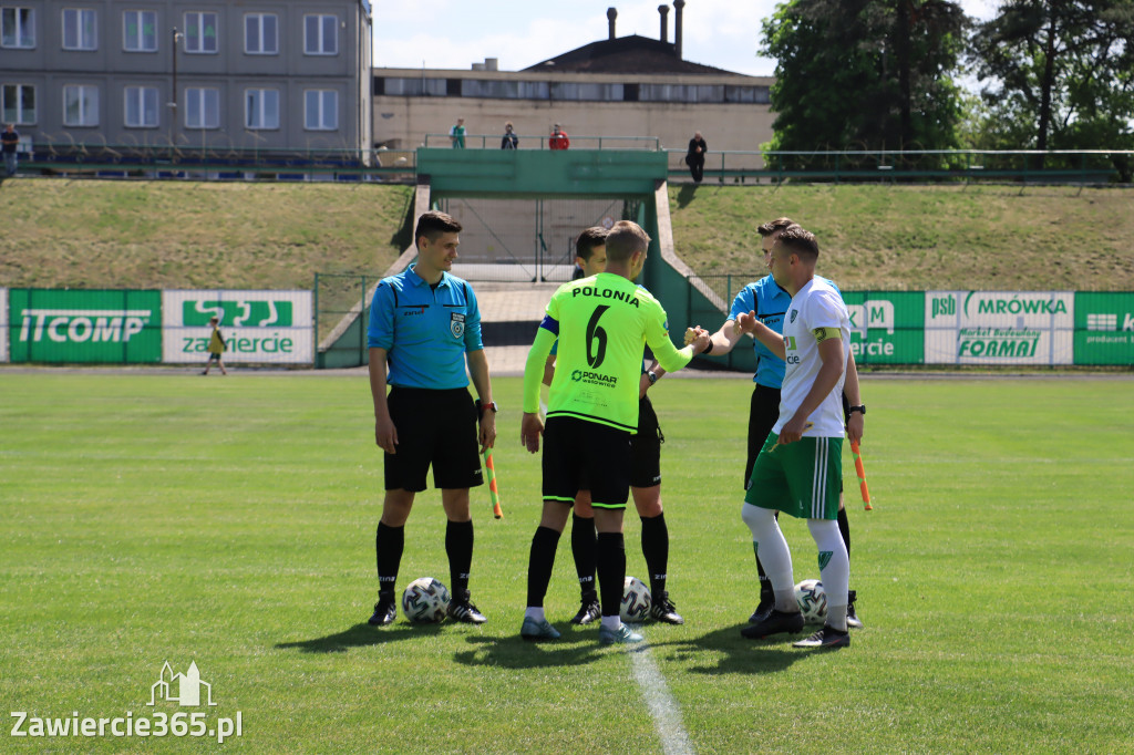 KP Warta Zawiercie 2:2  K.S. Polonia Łaziska Górne,