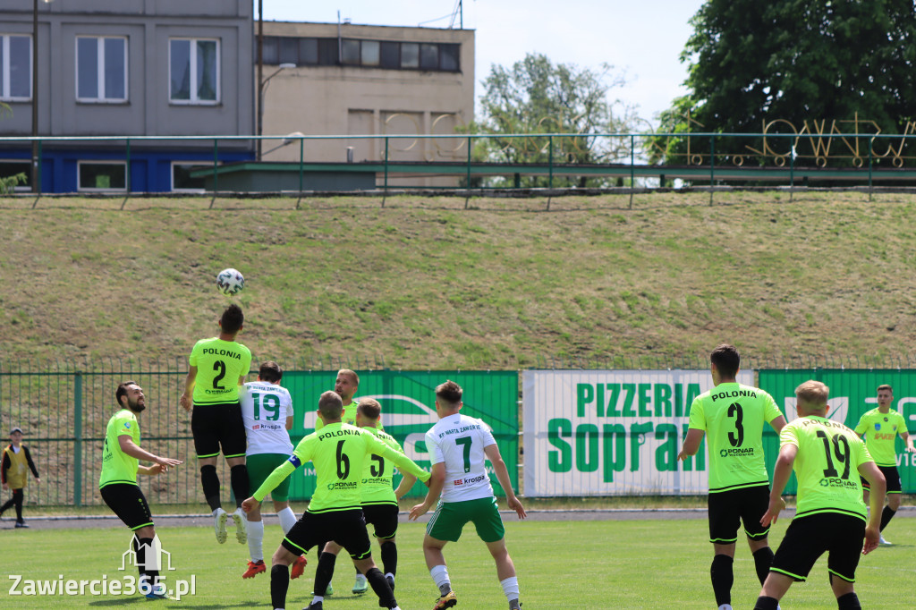 KP Warta Zawiercie 2:2  K.S. Polonia Łaziska Górne,