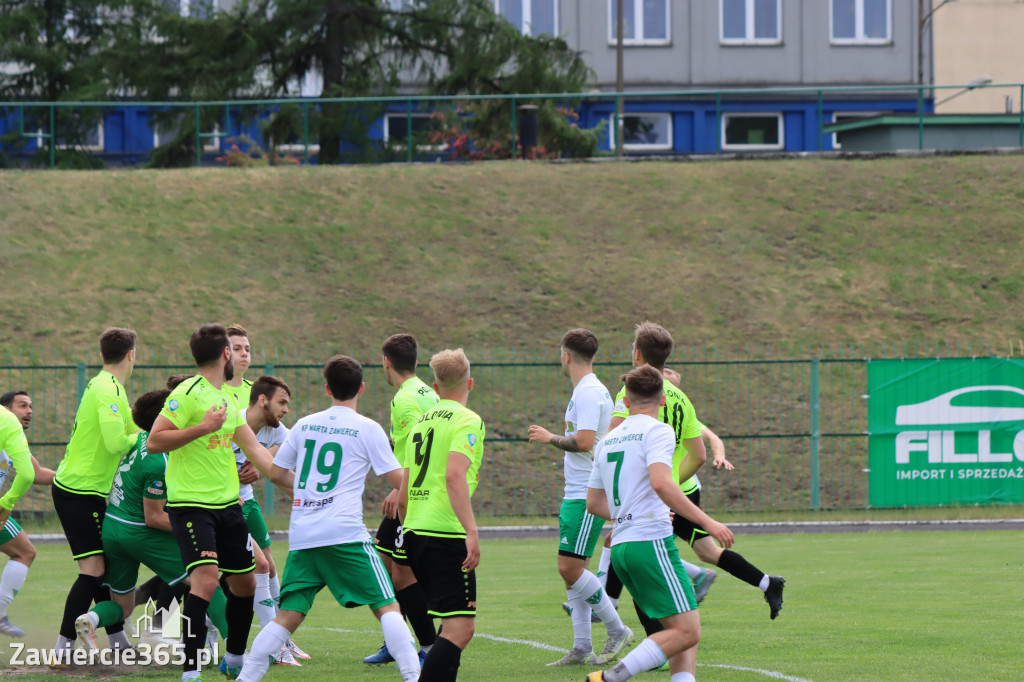 KP Warta Zawiercie 2:2  K.S. Polonia Łaziska Górne,