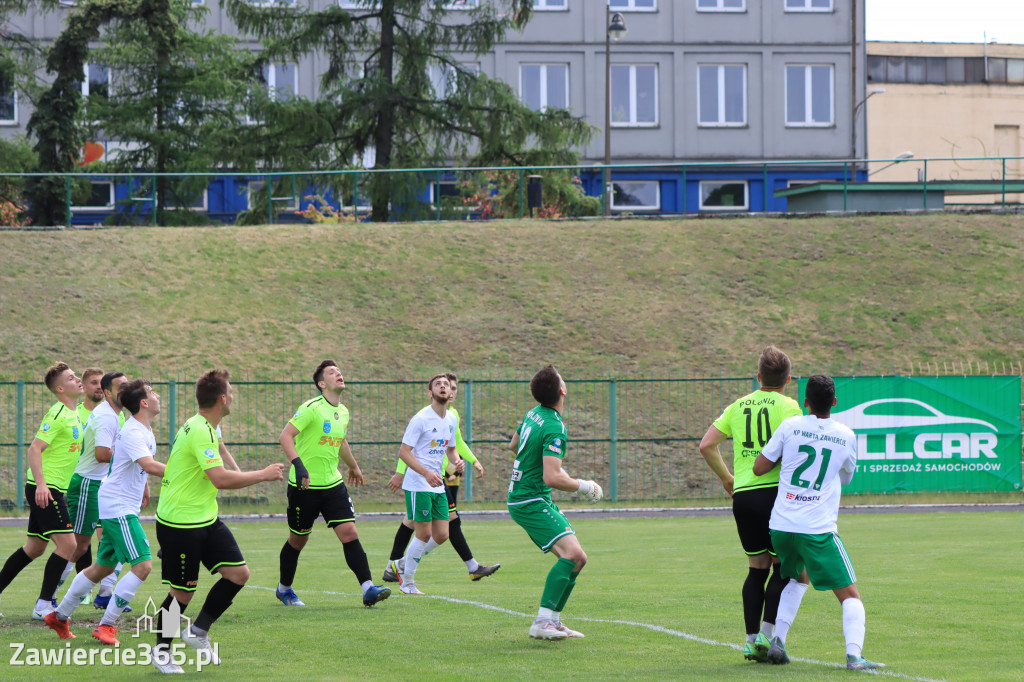 KP Warta Zawiercie 2:2  K.S. Polonia Łaziska Górne,