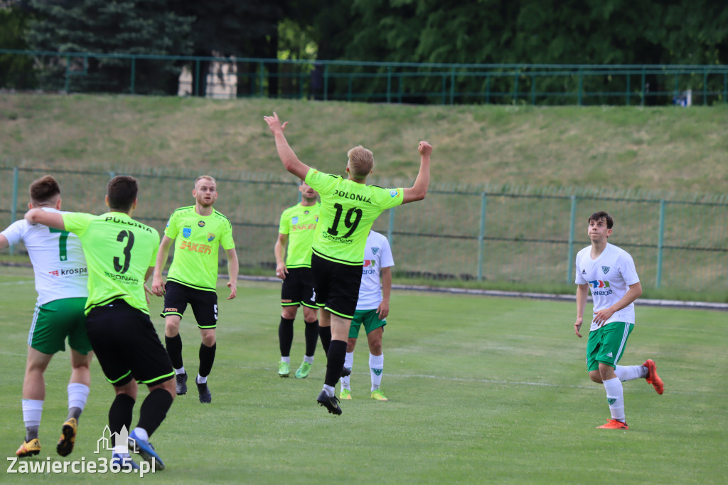 KP Warta Zawiercie 2:2  K.S. Polonia Łaziska Górne,